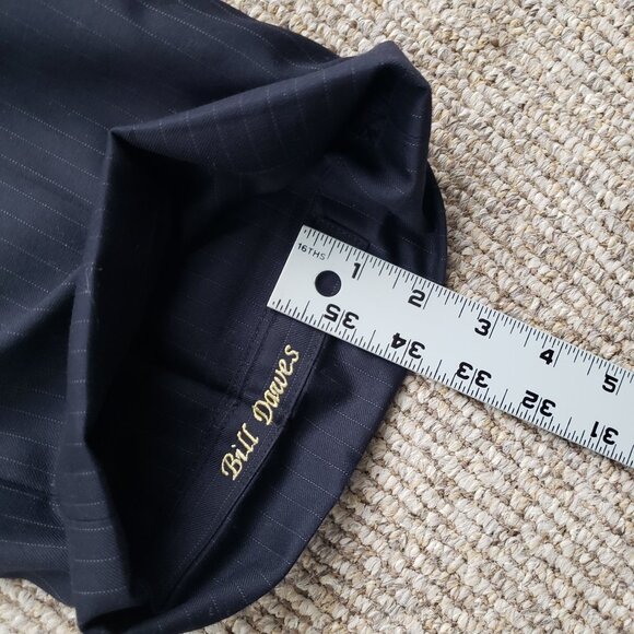 Dino Filarte Wool Navy Pinstripe Suit - Picture 14 of 14